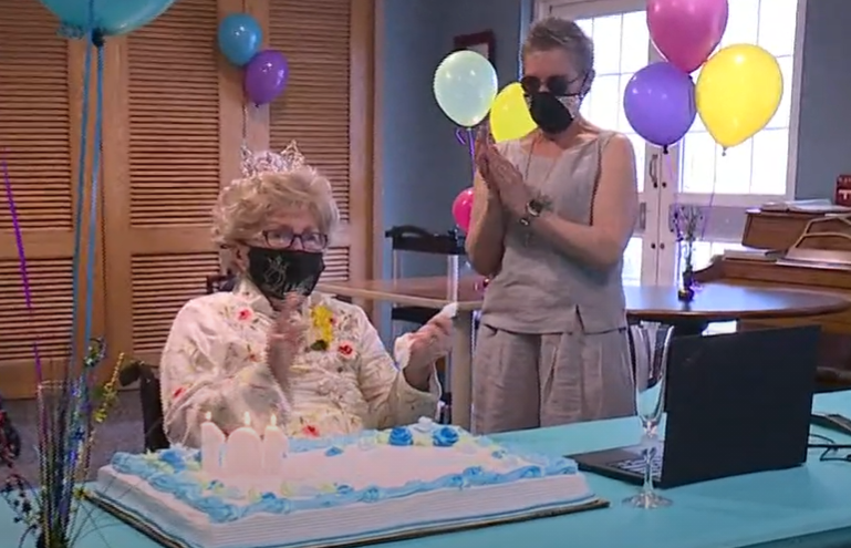 Video: St. Mary’s Villa Resident Celebrates 101st Birthday